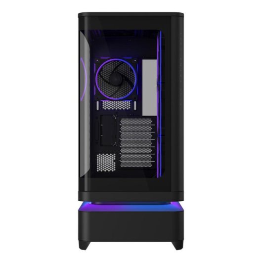 Caixa PC ASUS PRIME AP304 TG ARGB preta com 4 ventoinhas ARGB