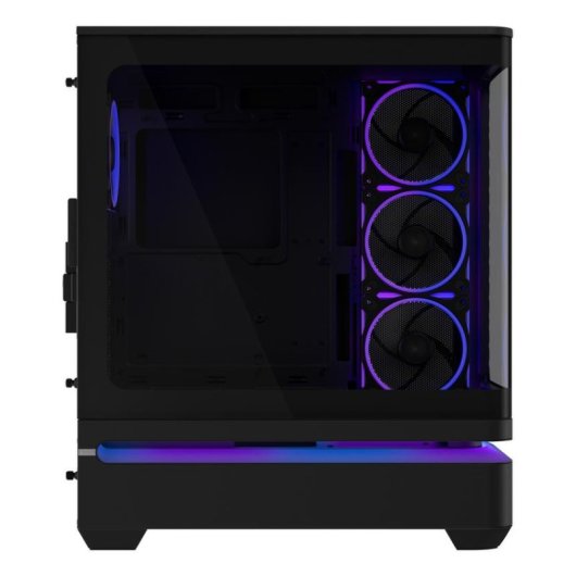 Caixa PC ASUS PRIME AP304 TG ARGB preta com 4 ventoinhas ARGB