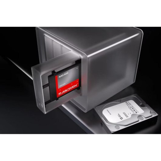 Disco Duro Sandisk NAS 600 4 TB SATA SSD 2,5" 560 MB/s Lettura 520 MB/s Scrittura