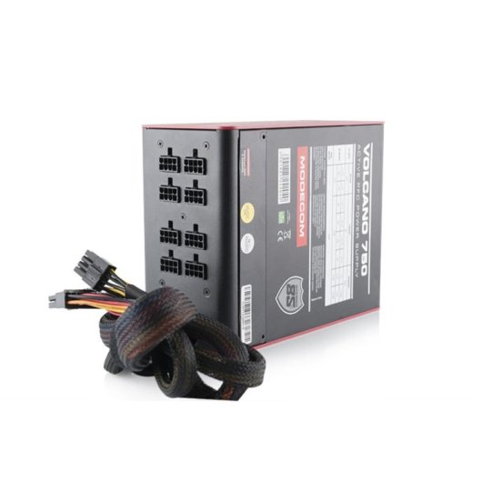 Source d'alimentation Modecom Volcano 750W 80 PLUS Bronze semi-modulaire active