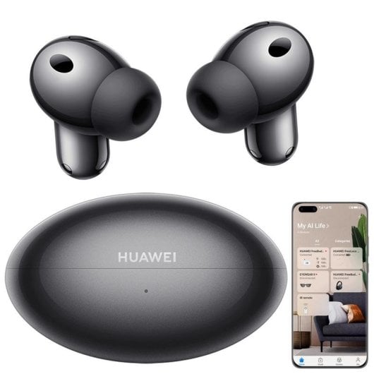 Auriculares Huawei FreeBuds Neo sem fios Bluetooth com Cancelamento de Ruído e IP55 pretos