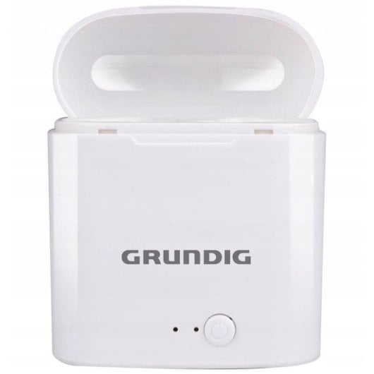 Écouteurs Grundig TWS41 sans fil Bluetooth True Wireless avec micro et étui blanc