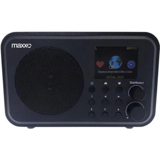 Radio Maxxo DT02 DAB+/FM/Internet Bluetooth 2,4 LCD