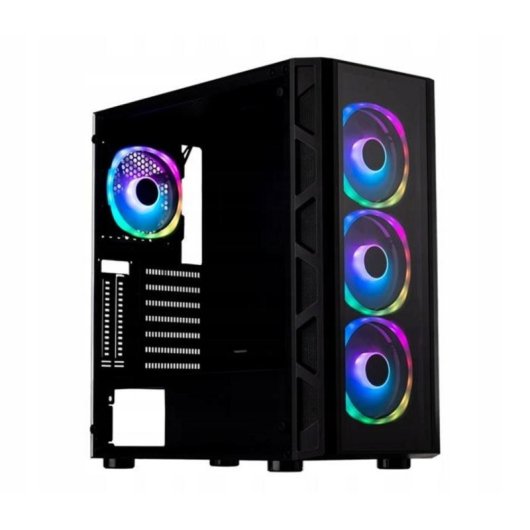 Mid Tower Gehäuse Silver Monkey X Chest TG ARGB 4 Ventilatoren