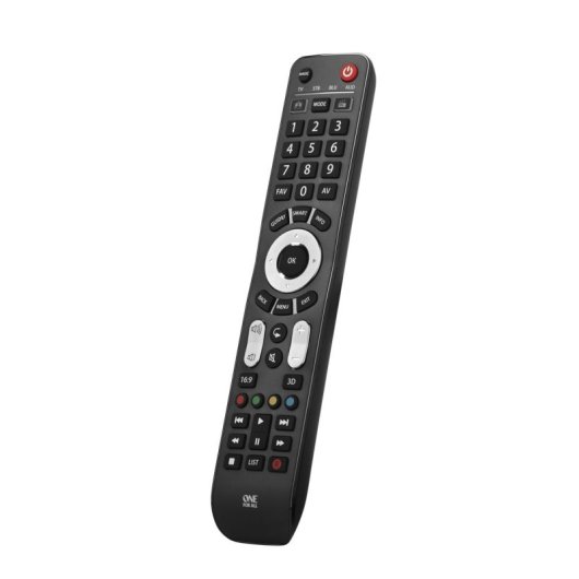 Mando a distancia One For All Evolve 4 Universal 4 Dispositivos IR Negro