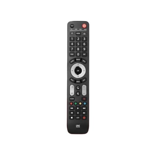 Mando a distancia One For All Evolve 4 Universal 4 Dispositivos IR Negro