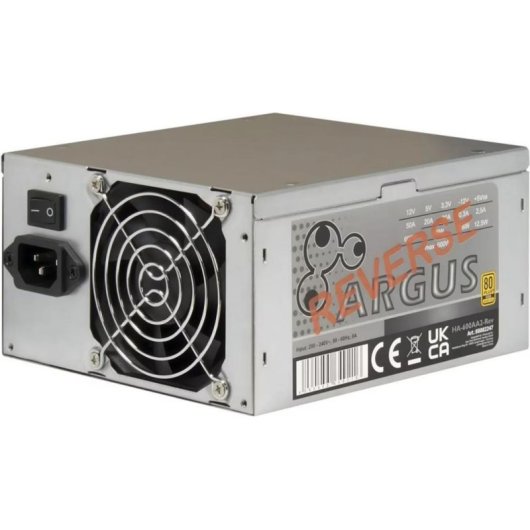 Alimentatore Intertech Argus HA-600AA2-Rev 600W Certificazione 80+ Gold silenzioso