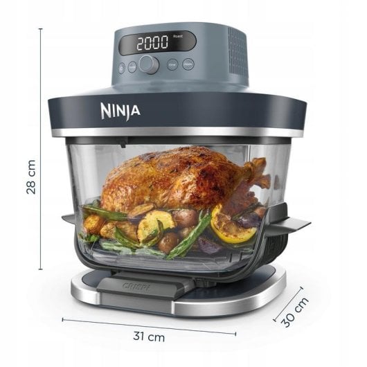 Friteuse sans Huile Ninja Crispi PRO AS101EUCY Verre 5,7L 2050W