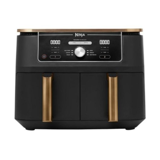 Friteuse sans Huile Ninja AF400EU Double Panier 9,5L 2470W Revêtement Céramique