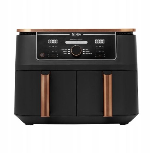 Friteuse sans Huile Ninja AF400EU Double Panier 9,5L 2470W Revêtement Céramique