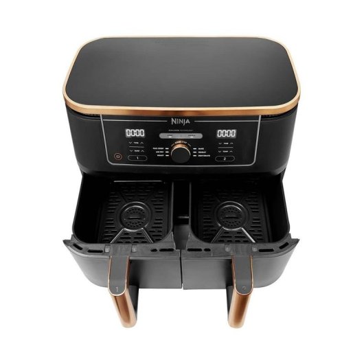 Friteuse sans Huile Ninja AF400EU Double Panier 9,5L 2470W Revêtement Céramique