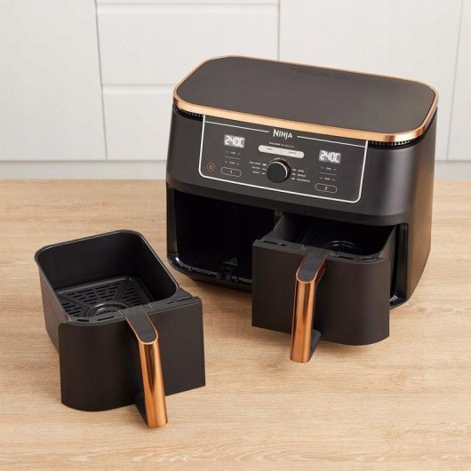 Friteuse sans Huile Ninja AF400EU Double Panier 9,5L 2470W Revêtement Céramique