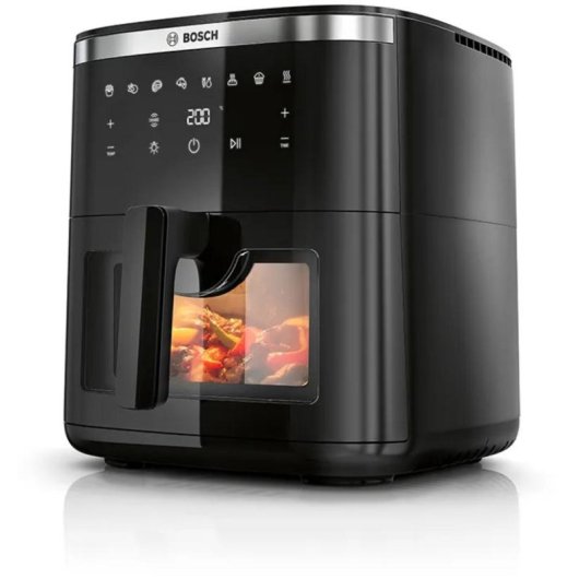 Freidora de Aire Bosch MAF671B0 con Ventana 7,2 L 1800 W