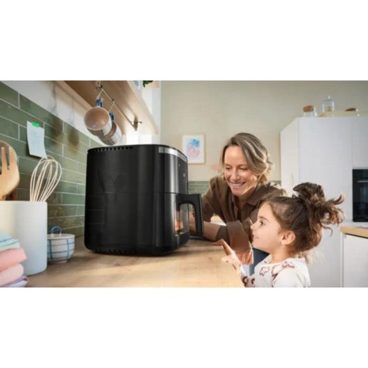 Freidora de Aire Bosch MAF671B0 con Ventana 7,2 L 1800 W