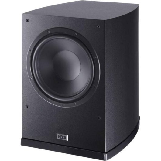 Altavoz subwoofer Heco activo 100 W RMS con diseño moderno y control ajustable