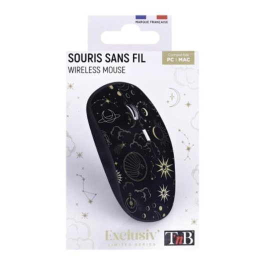 Mouse TnB MWXASTRO RF wireless 1600 DPI multicolore ambidestro