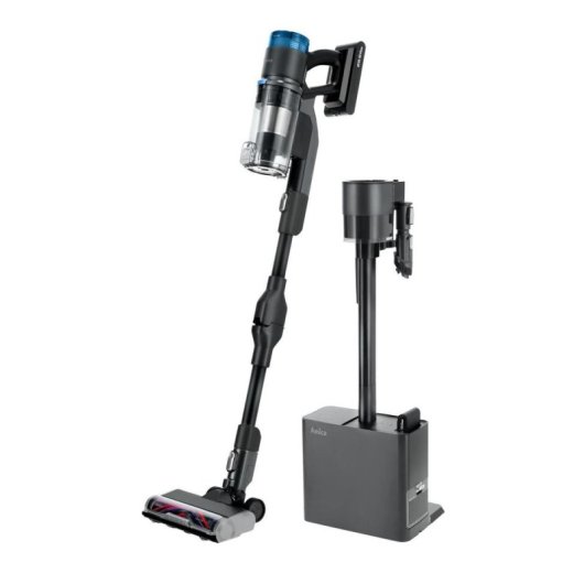 Aspirador sem Fios Amica VMB Zonda Turbo 600W 60 min HEPA 0,3L Preto Azul