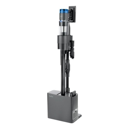 Aspirador sem Fios Amica VMB Zonda Turbo 600W 60 min HEPA 0,3L Preto Azul