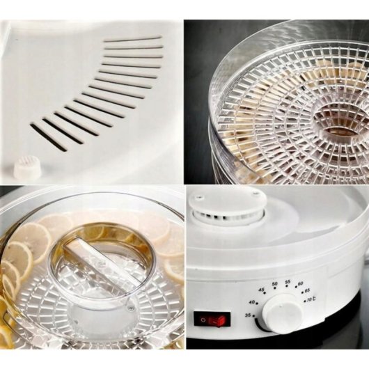 Déshydrateur alimentaire Niewiadów 970.02 600W 5 plateaux régulation température