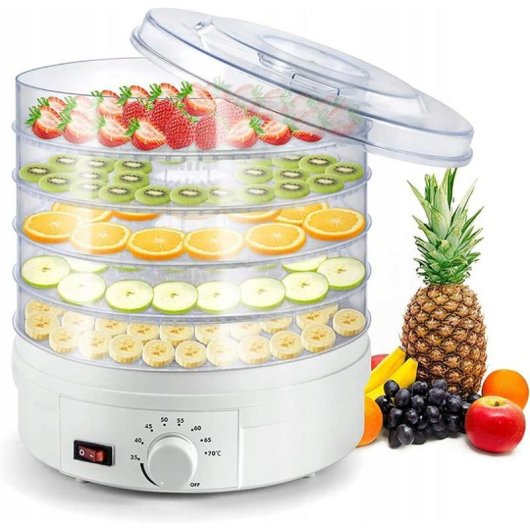 Déshydrateur alimentaire Niewiadów 970.02 600W 5 plateaux régulation température