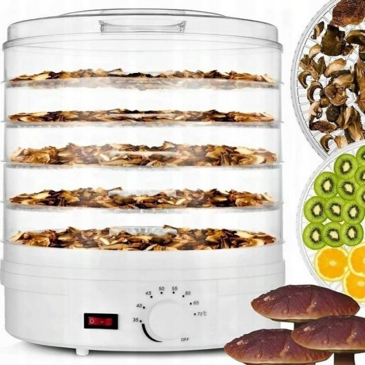 Déshydrateur alimentaire Niewiadów 970.02 600W 5 plateaux régulation température