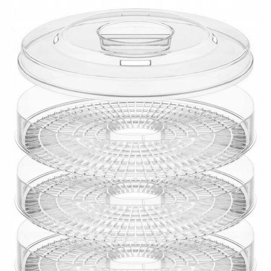 Déshydrateur alimentaire Niewiadów 970.02 600W 5 plateaux régulation température