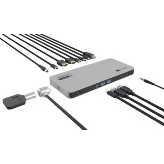 Docking Station Icy Box IB-DK7402-C31 USB-C 12 Puertos 140W 8K HDMI Ethernet 2.5G
