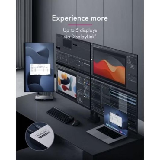 Docking Station Icy Box IB-DK7402-C31 USB-C 12 Puertos 140W 8K HDMI Ethernet 2.5G