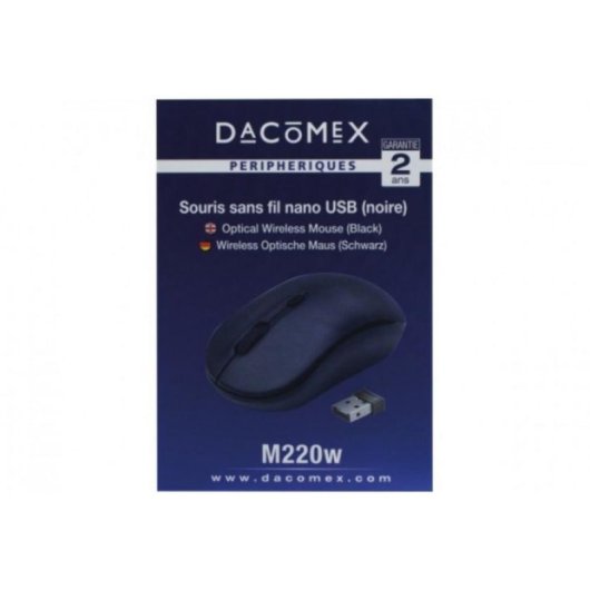 Maus CUC Exertis Connect M220W RF kabellos 1600 DPI Schwarz Ambidextrous