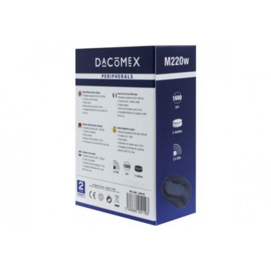 Maus CUC Exertis Connect M220W RF kabellos 1600 DPI Schwarz Ambidextrous