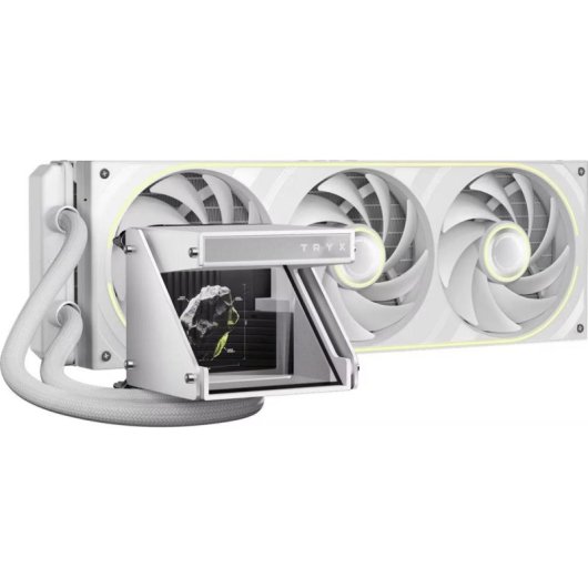 Refrigeration Liquide TRYX L-H360A-DM3M-G0W 360 mm 3 Ventilateurs ARGB Blanc
