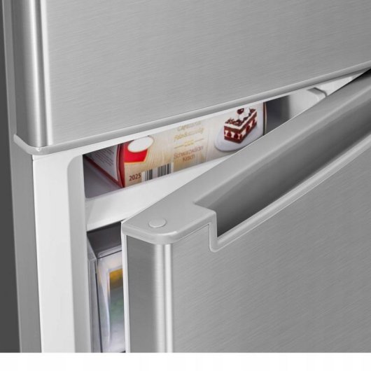 Kühlschrank Zwei Türen Bomann KG7359 Defrost 142,5cm 173L C Edelstahl