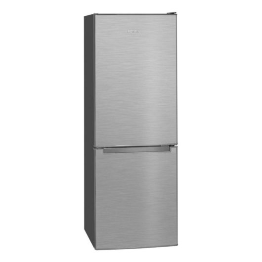 Kühlschrank Zwei Türen Bomann KG7359 Defrost 142,5cm 173L C Edelstahl