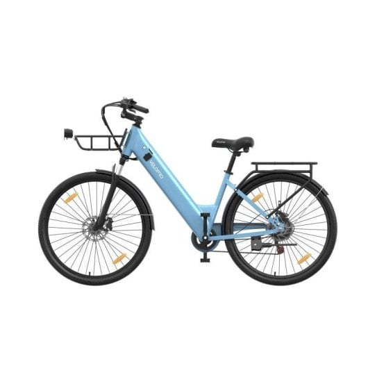 Bicicleta Eléctrica Urbana Velopro C1pro 250W 36V 18Ah Azul Cielo