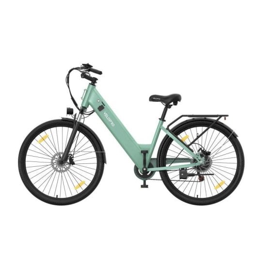 Bicicleta Elétrica Urbana Velopro C1 250W 36V 13Ah 7 Velocidades Shimano Verde