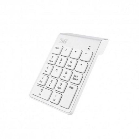 Teclado TnB MPV1W 18 teclas cinzento para PC compacto e ergonómico