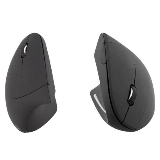 Ratón TnB MWERGOVLEFT inalámbrico vertical 1600 DPI negro 6 botones
