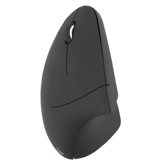Ratón TnB MWERGOVLEFT inalámbrico vertical 1600 DPI negro 6 botones