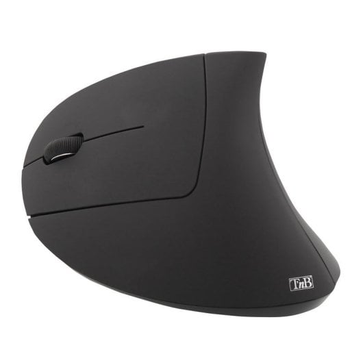Ratón TnB MWERGOVLEFT inalámbrico vertical 1600 DPI negro 6 botones