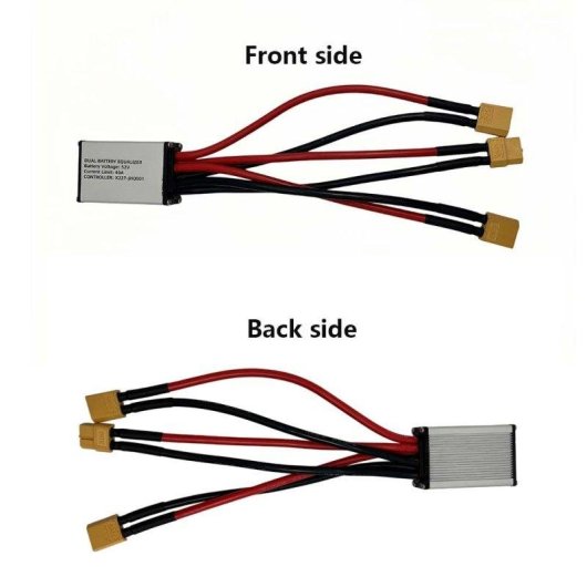 Módulo de Gestión de Doble Batería TOURUP 20V-55V 40A XT60