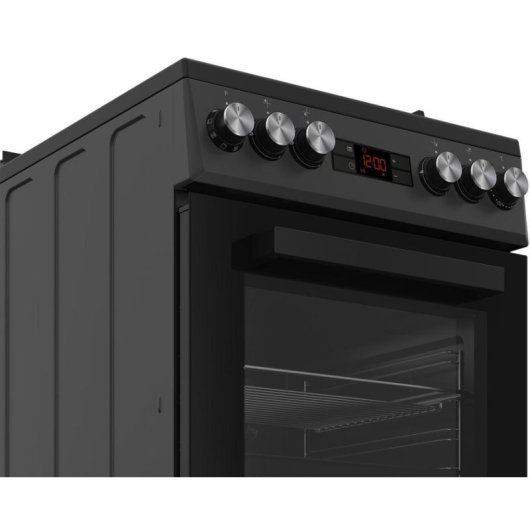 Cocina independiente Beko FSM51330DAOT Antracita Encimera de gas 60L