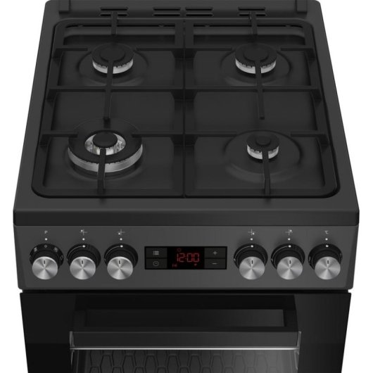 Cocina independiente Beko FSM51330DAOT Antracita Encimera de gas 60L