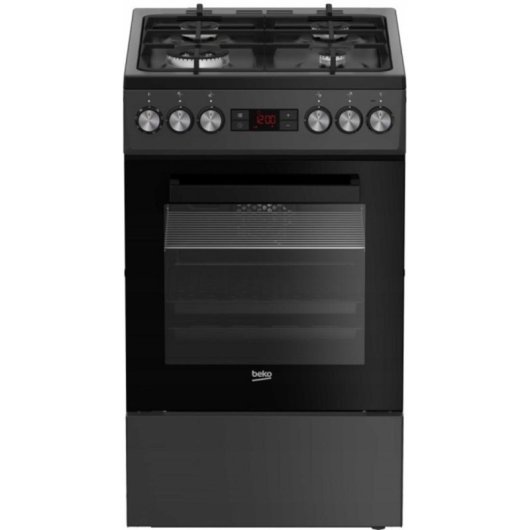 Cocina independiente Beko FSM51330DAOT Antracita Encimera de gas 60L