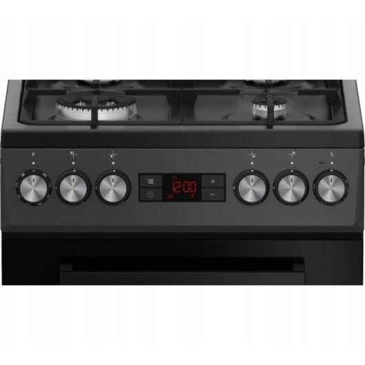 Cocina independiente Beko FSM51330DAOT Antracita Encimera de gas 60L