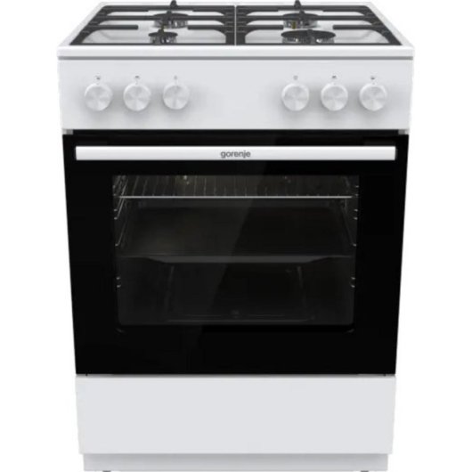 Cocina Independiente Gorenje GG6A10WFFM Blanca Gas Horno 72 L 4 Fuego