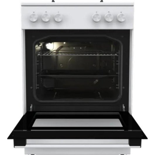 Cocina Independiente Gorenje GG6A10WFFM Blanca Gas Horno 72 L 4 Fuego
