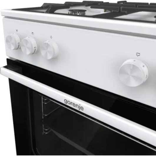 Cocina Independiente Gorenje GG6A10WFFM Blanca Gas Horno 72 L 4 Fuego