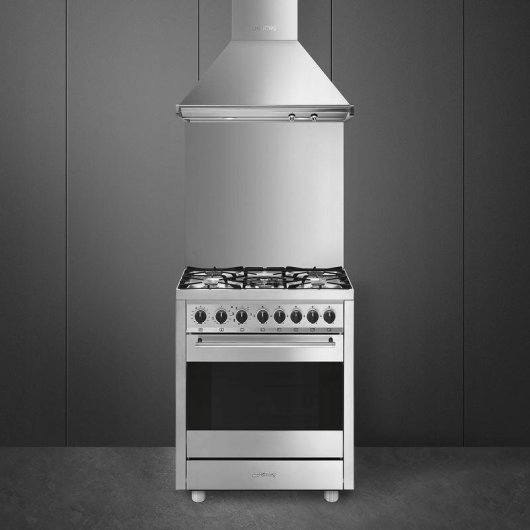 Cucina Smeg Master B71GMX2 Acciaio Inox 5 Fuochi Gas Forno 70L