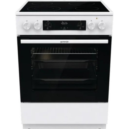Cocina independiente Gorenje GECS6C70WC Cerámica 71L AirFry AquaClean