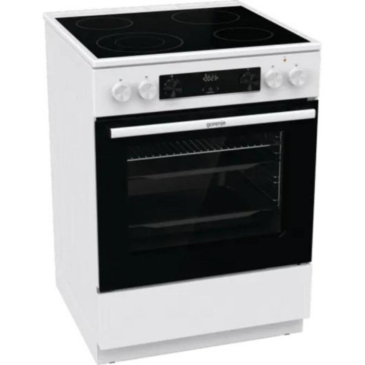 Cocina independiente Gorenje GECS6C70WC Cerámica 71L AirFry AquaClean
